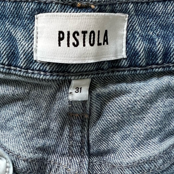 PISTOLA Lana Pintuck High Rise Ultra Wide Leg - Cannes - Picture 5 of 5